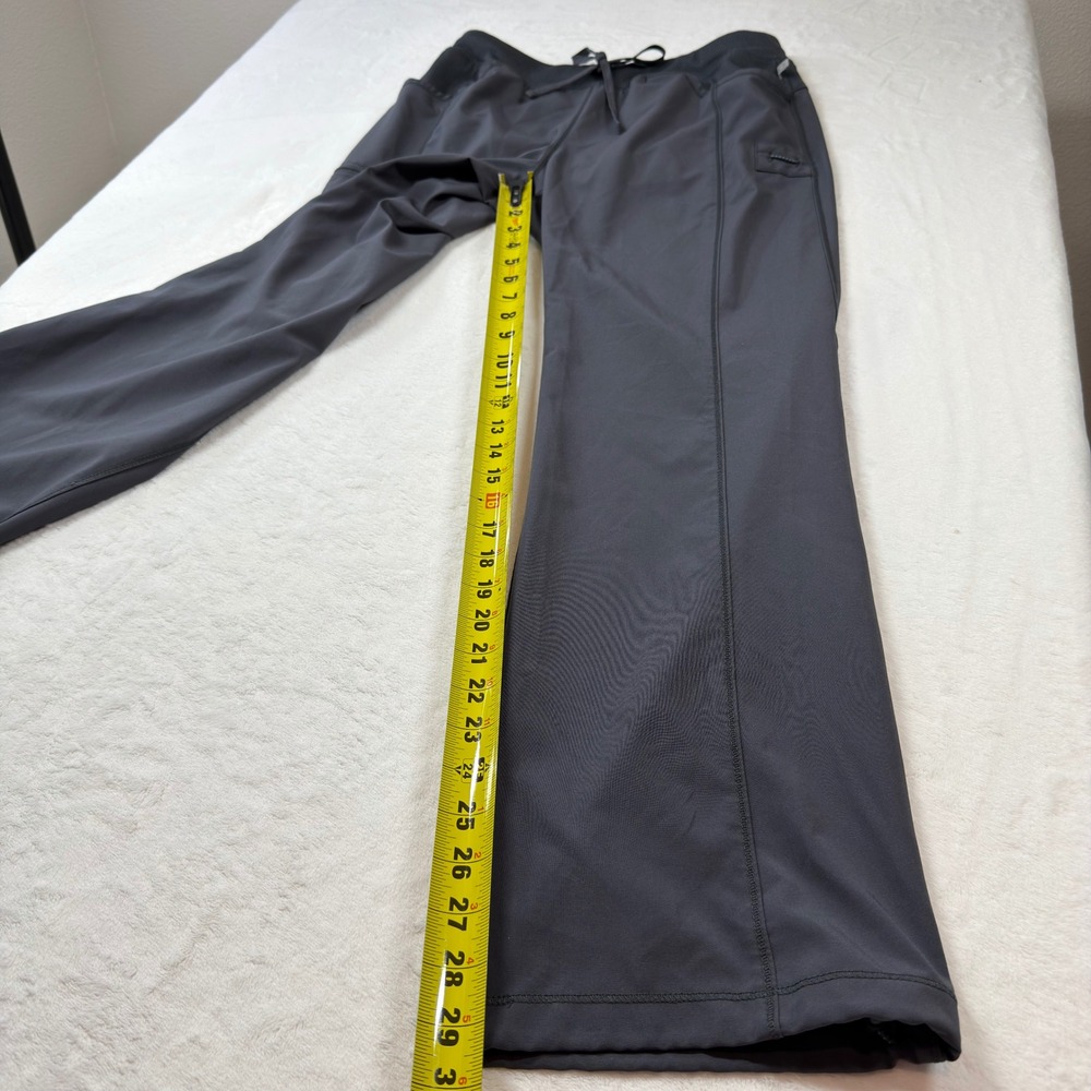 Cherokee Infinity Scrub Pants Womens Medium Gray Good Cargo Drawstring 1123A - Picture 10 of 11
